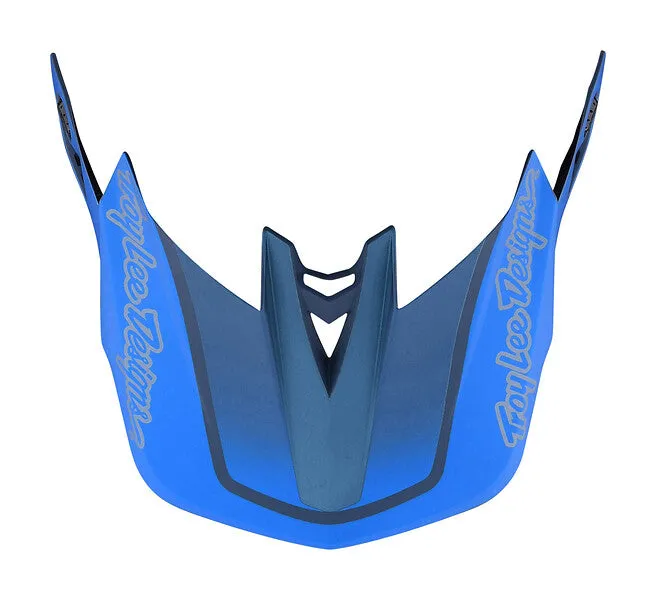 Troy Lee Designs D4 Replacement Visor - Qualifier - Slate Red