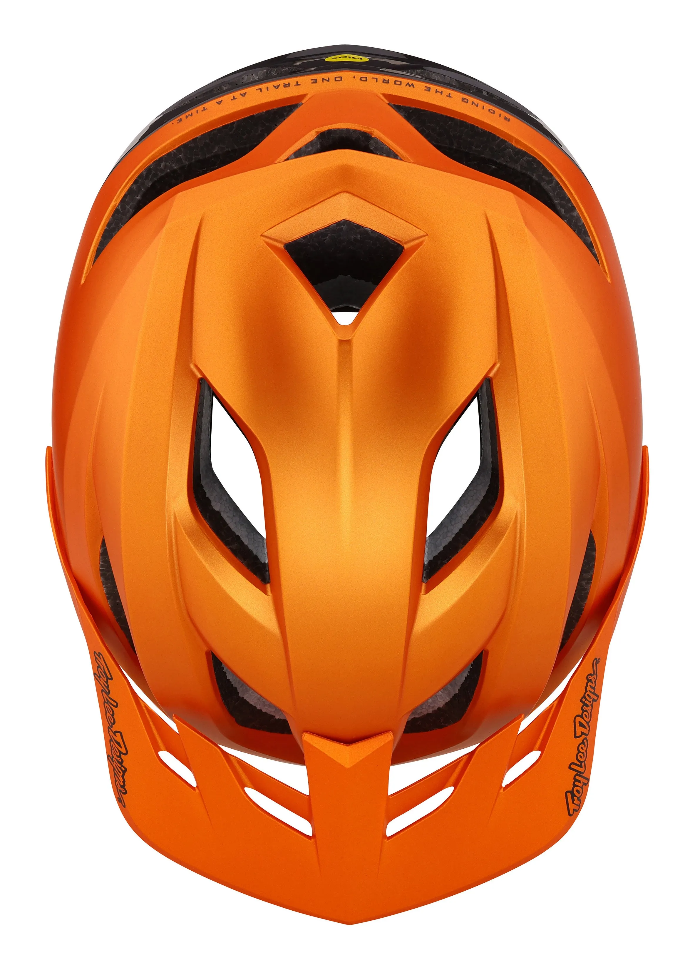 Troy Lee Designs Flowline SE MTB Helmet with MIPS - Radian - Orange-Dark Gray - 2023