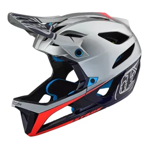 Troy Lee Designs Stage MIPS Enduro Full Face Helmet - Race - Silver-Navy