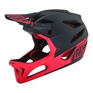 Troy Lee Designs Stage MIPS Enduro Full Face Helmet - Stealth - Black-Pink