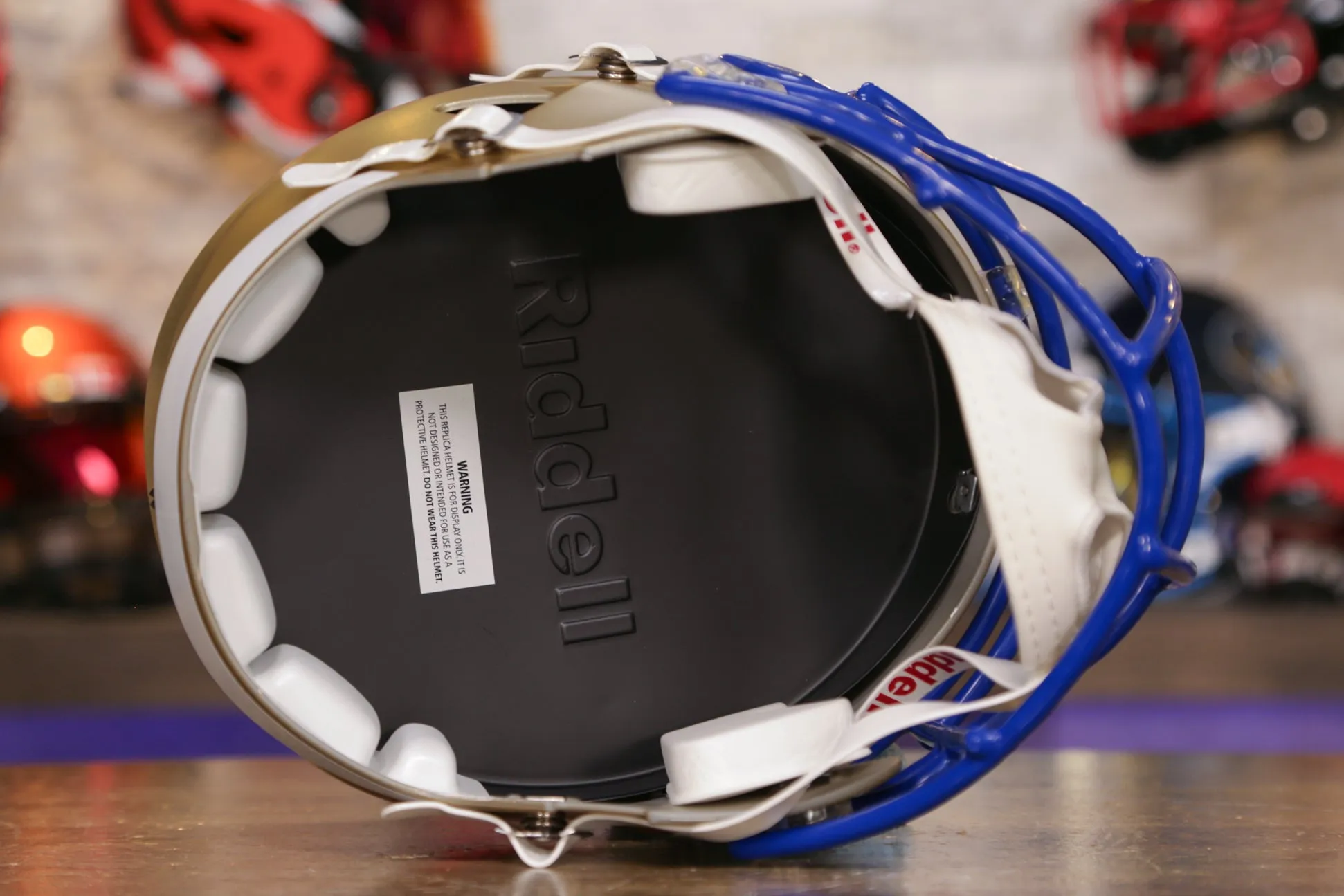 Tulsa Golden Hurricane Riddell Speed Display Helmet
