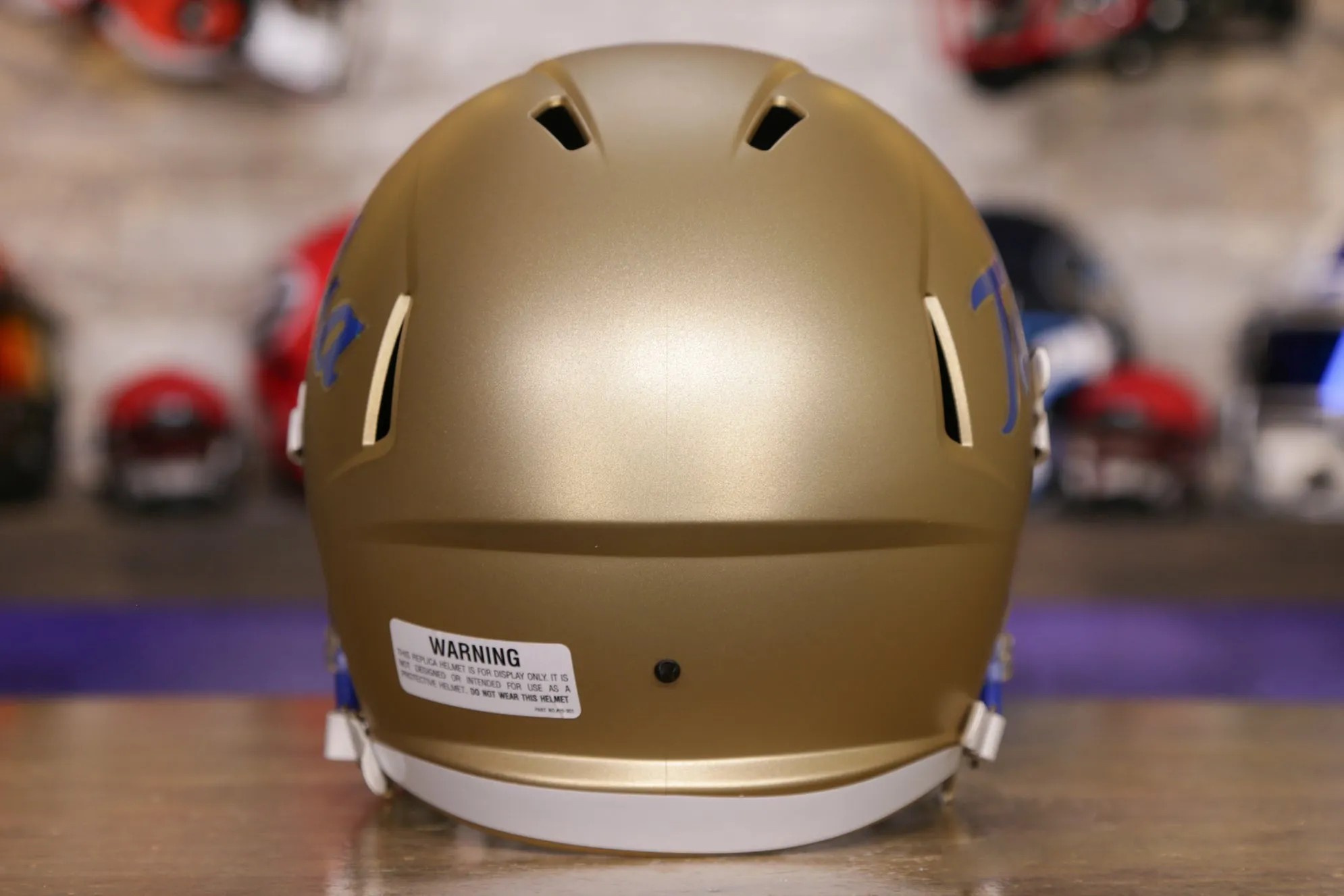 Tulsa Golden Hurricane Riddell Speed Display Helmet