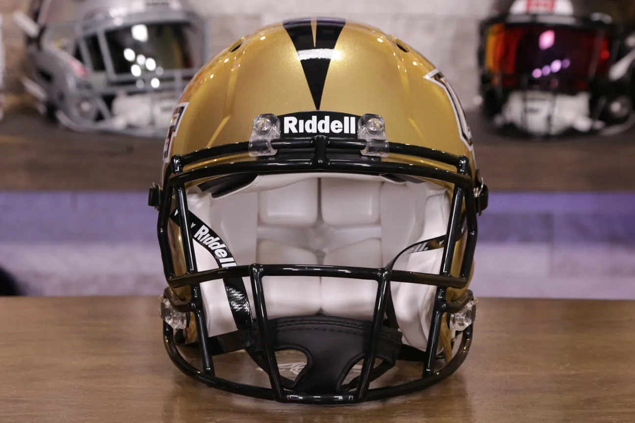 UCF Golden Knights Riddell Speed Authentic Helmet - Gold