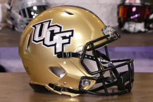 UCF Golden Knights Riddell Speed Authentic Helmet - Gold