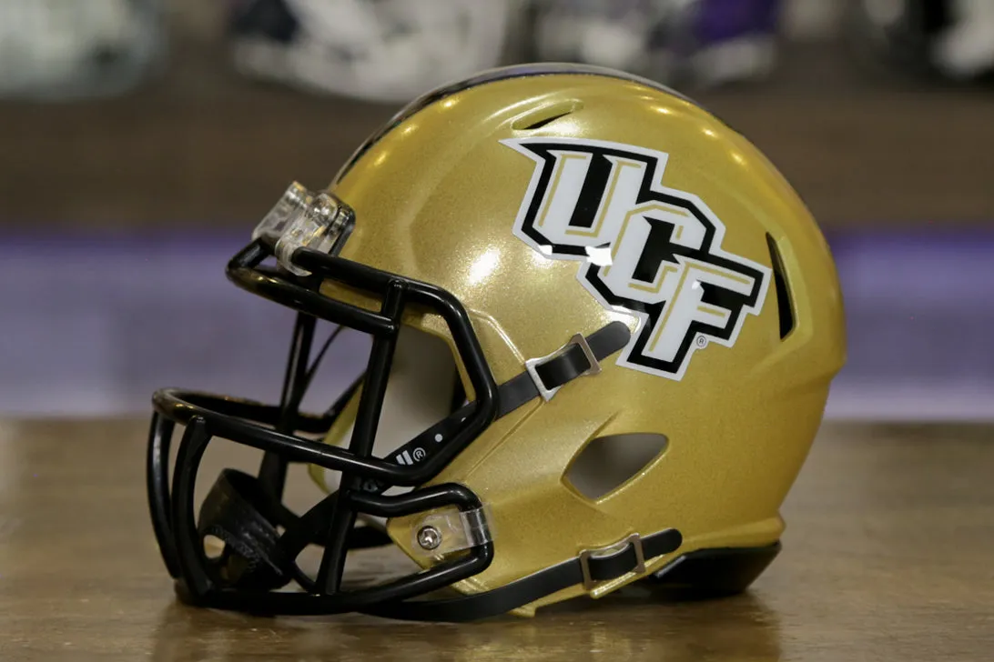 UCF Golden Knights Riddell Speed Mini Helmet - Gold