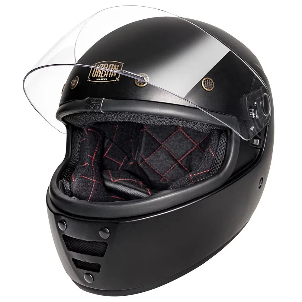 Urban Full Face Helmet Cafe Racer Matte Black