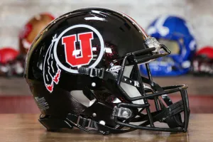 Utah Utes Riddell Speed Authentic Helmet - Black