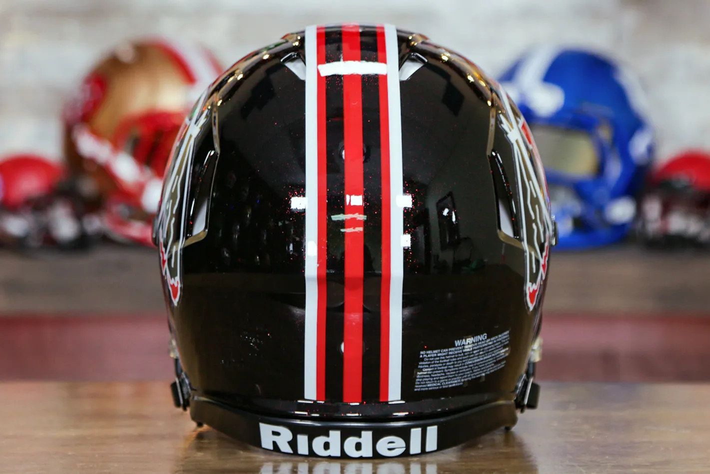 Utah Utes Riddell Speed Authentic Helmet - Black