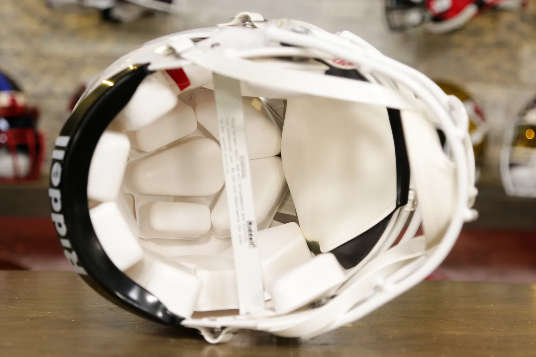 Utah Utes Riddell Speed Authentic Helmet - White