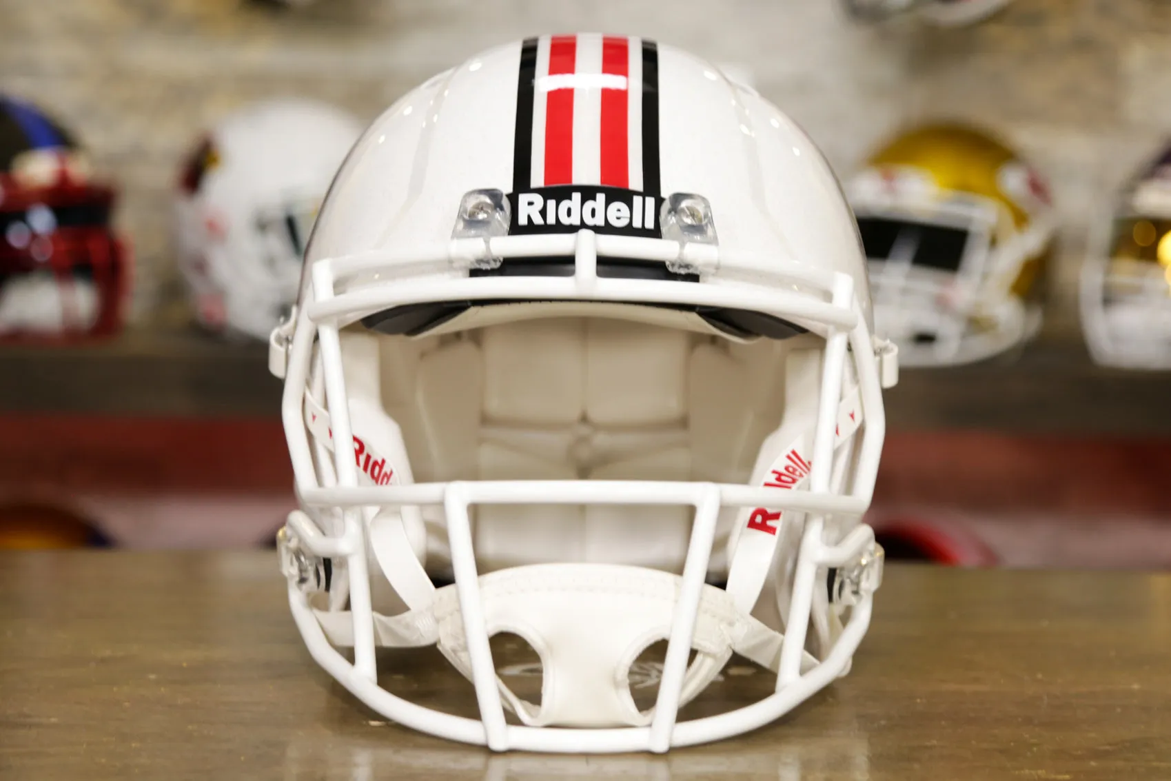Utah Utes Riddell Speed Authentic Helmet - White