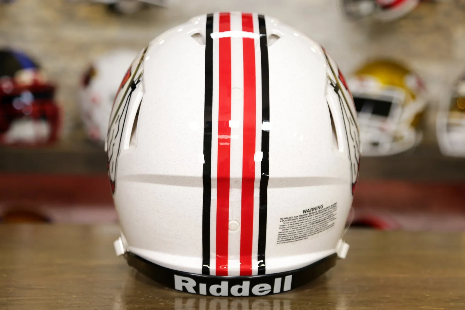 Utah Utes Riddell Speed Authentic Helmet - White