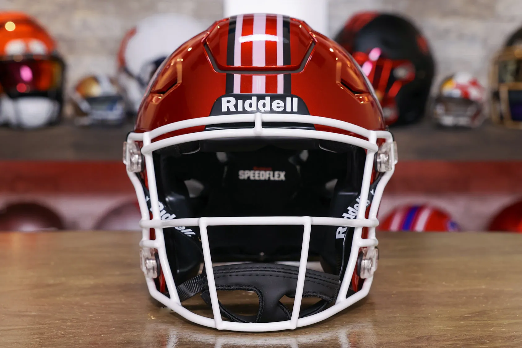 Utah Utes Riddell SpeedFlex Helmet - Radiant Red