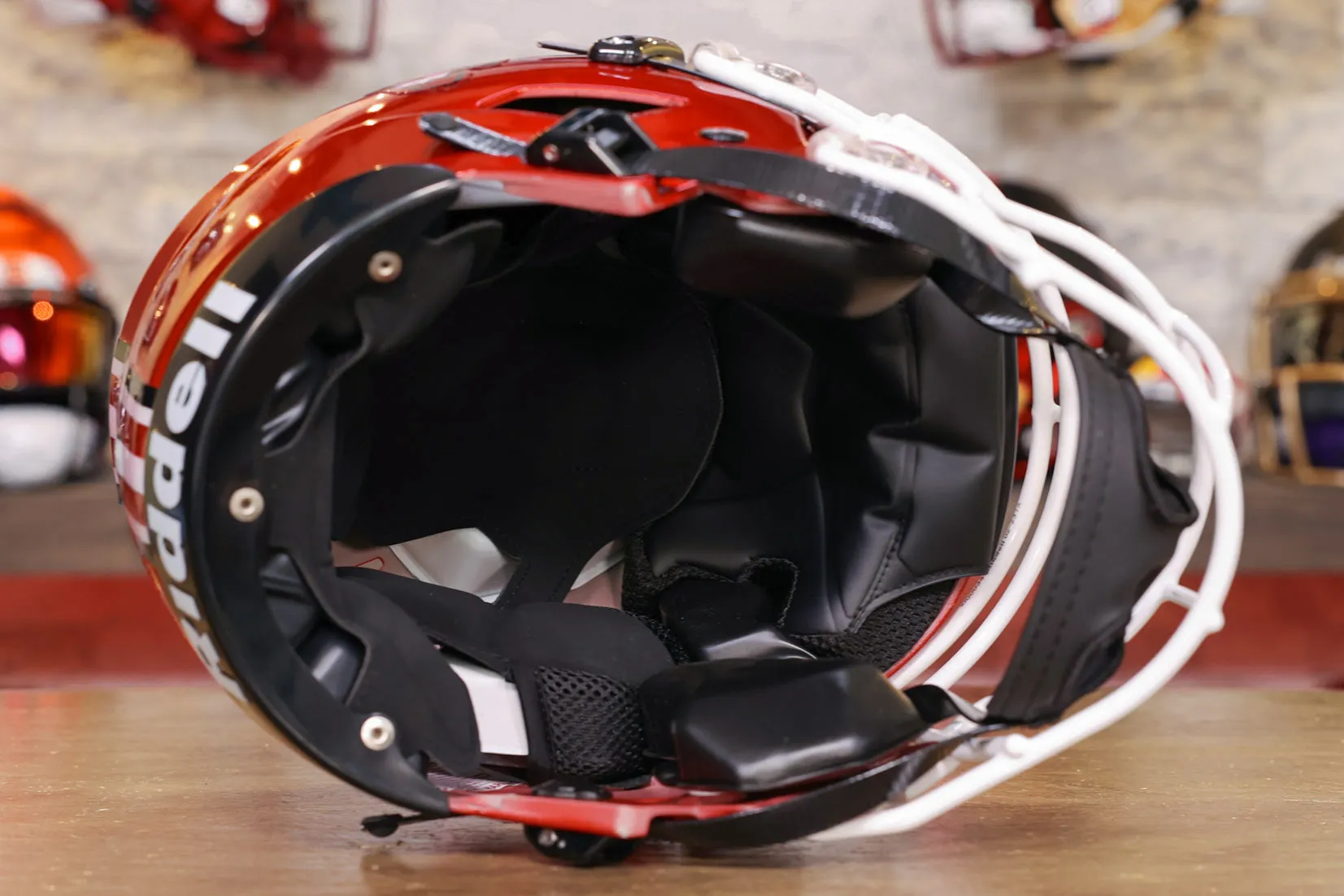 Utah Utes Riddell SpeedFlex Helmet - Radiant Red