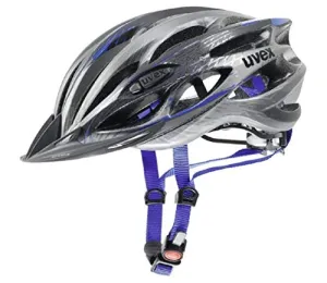 Uvex Fp 1 cc Unisex – Erwachsene Fahrradhelm. Silber (black-blue mat/shiny). 51-55 cm