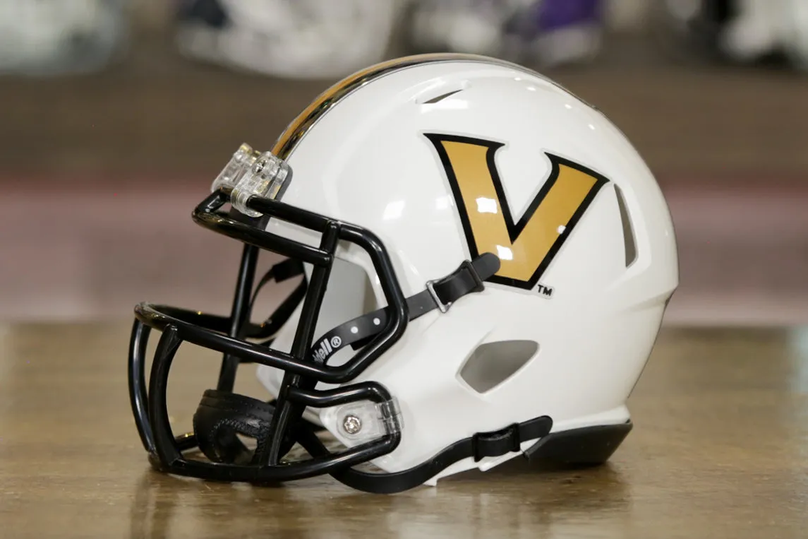Vanderbilt Commodores Riddell Speed Mini Helmet - White