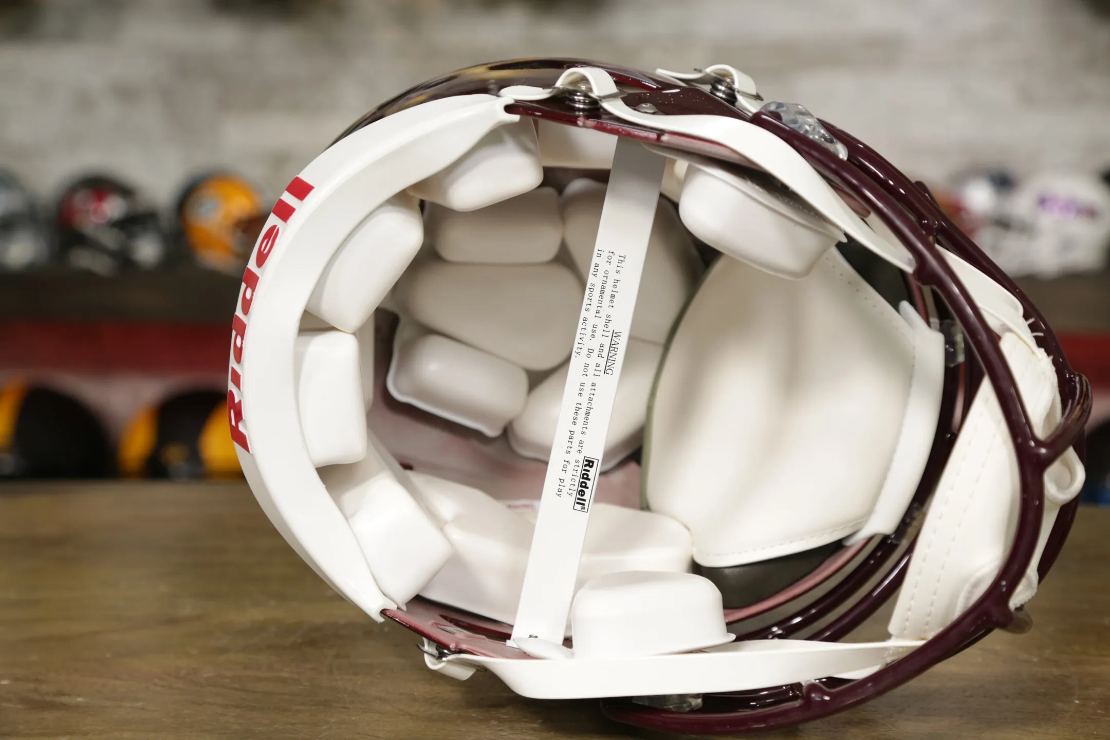 Virginia Tech Hokies Riddell Speed Authentic Helmet
