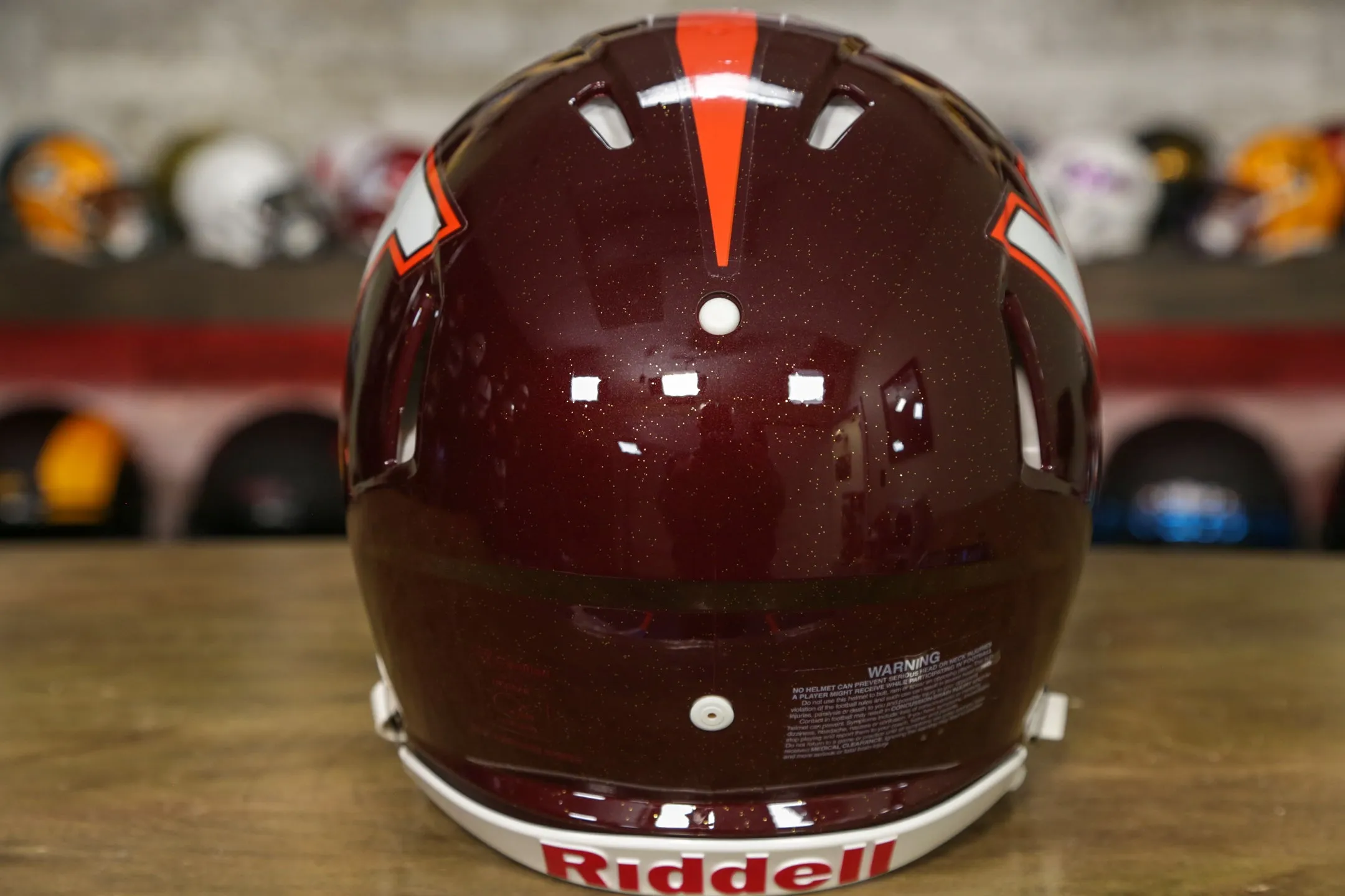 Virginia Tech Hokies Riddell Speed Authentic Helmet