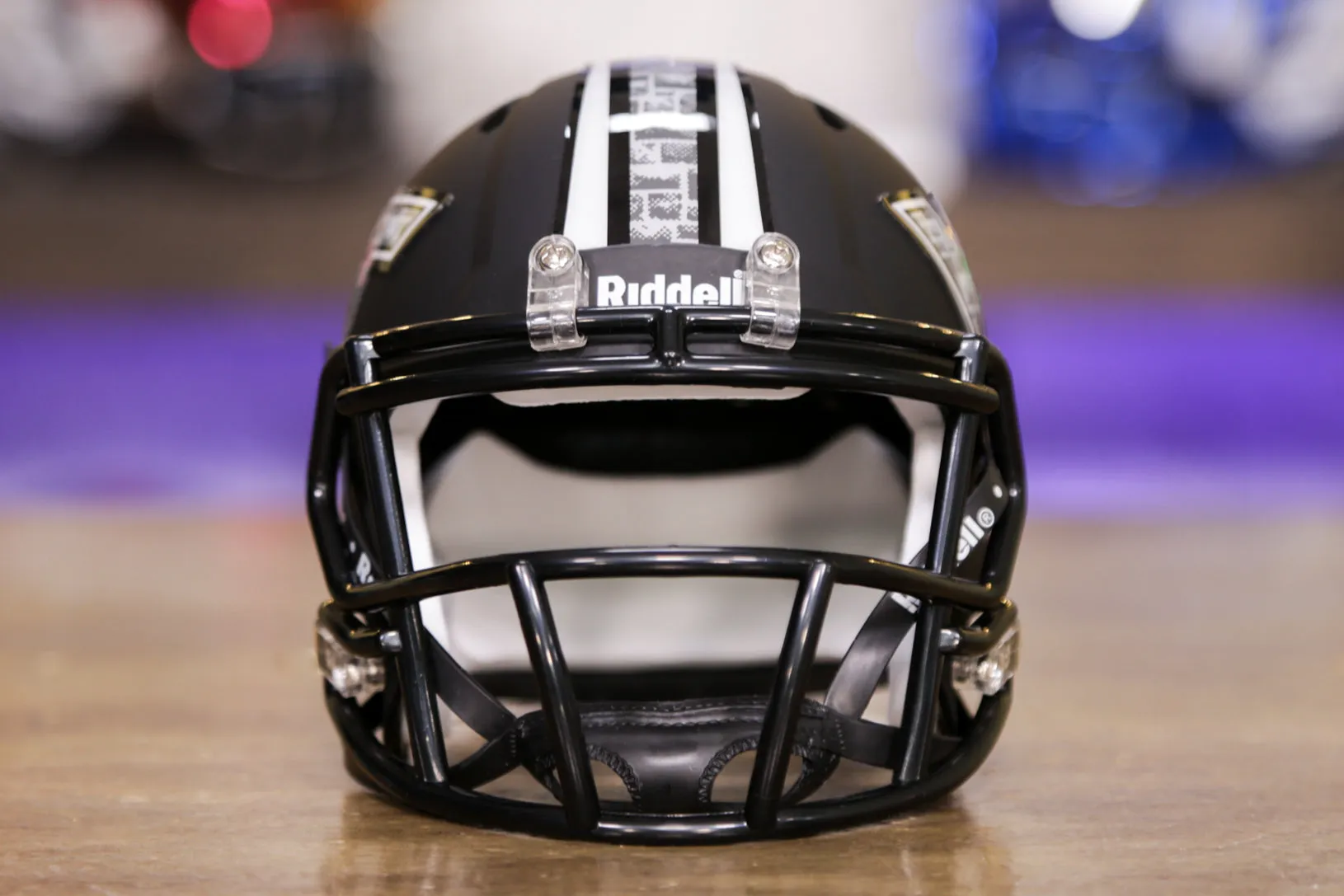 Virginia Tech Hokies Riddell Speed Mini Helmet - Matte Black