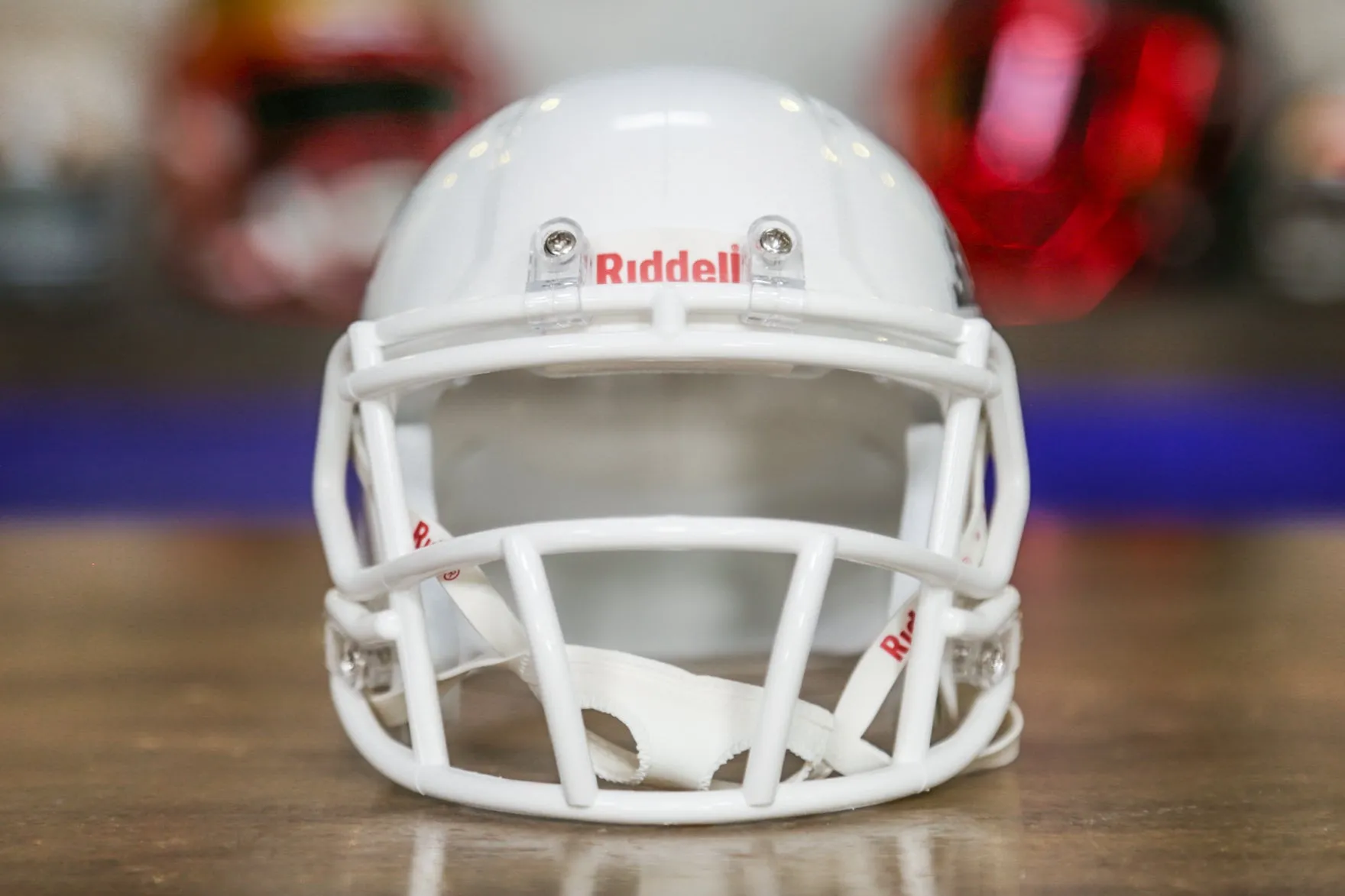 West Virginia Mountaineers Riddell Speed Mini Helmet - Stars and Stripes